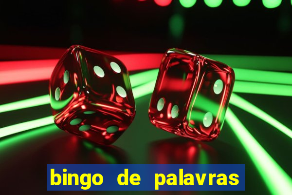 bingo de palavras de natal